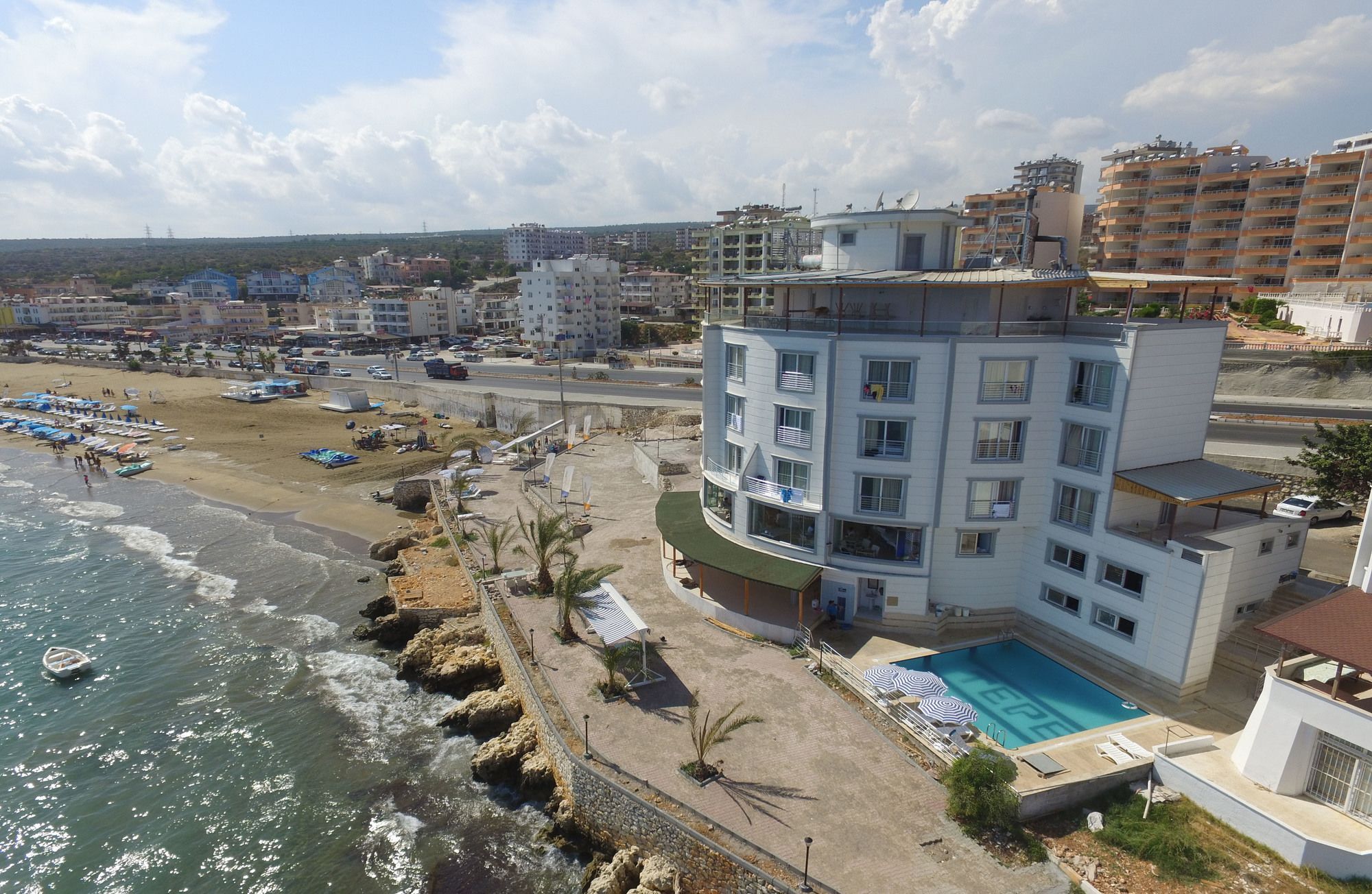Tepe Beach Hotel Kızkalesi Eksteriør billede